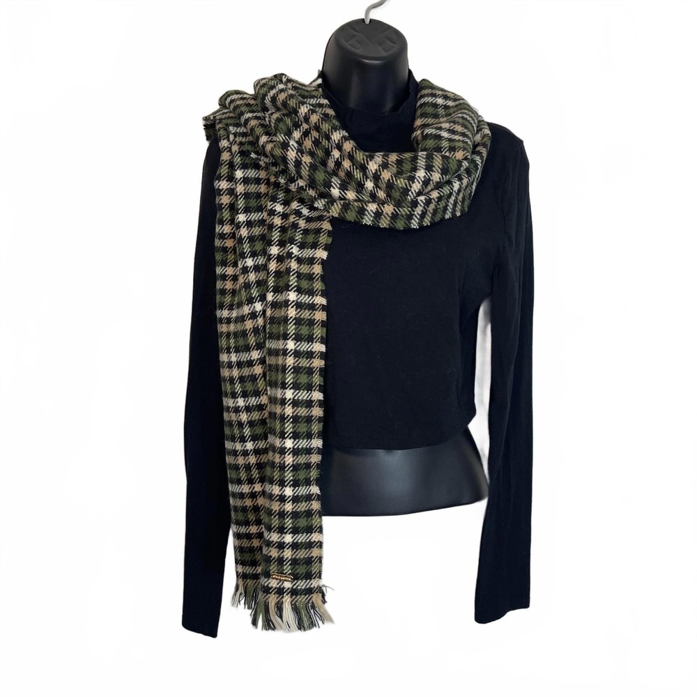 Steve Madden‎ Green Plaid Scarf
